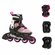 Детские ролики с защитой Rollerblade Microblade Combo G - Pink/Wh...