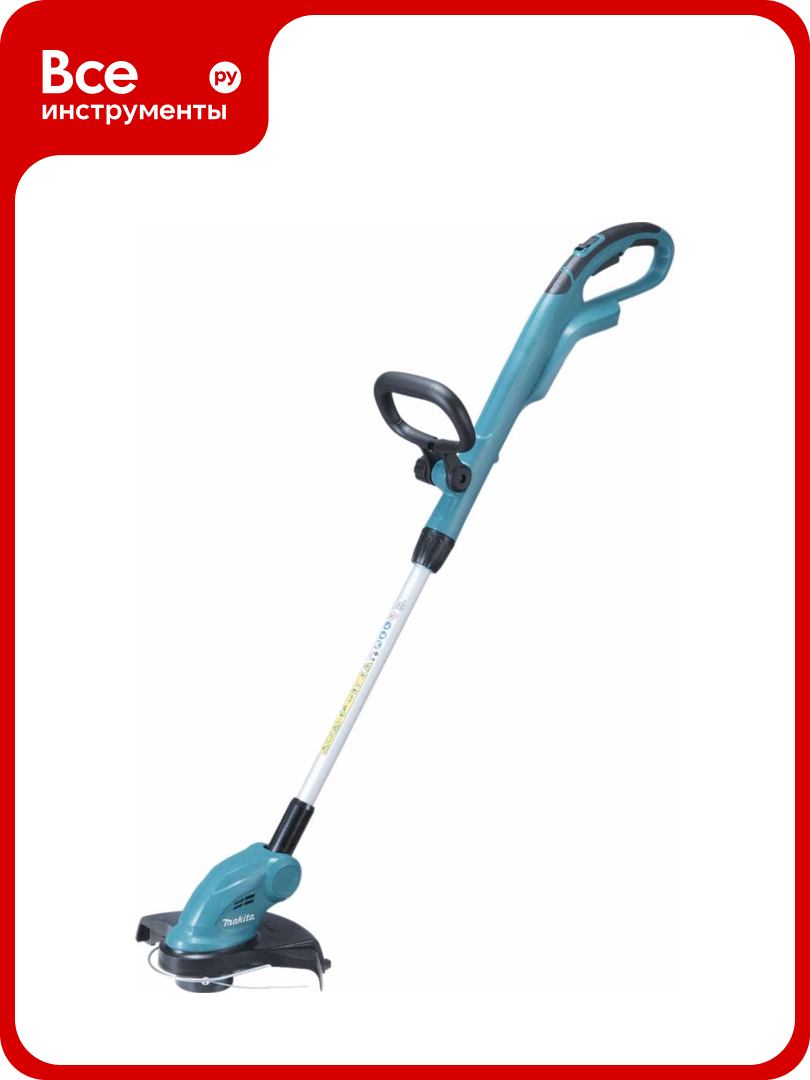 Триммер аккумуляторный Makita LXT 18В, 2в1 триммер/кромкорез, d-26см, телескоп штанг, BL1815N, DC18SD DUR181SY