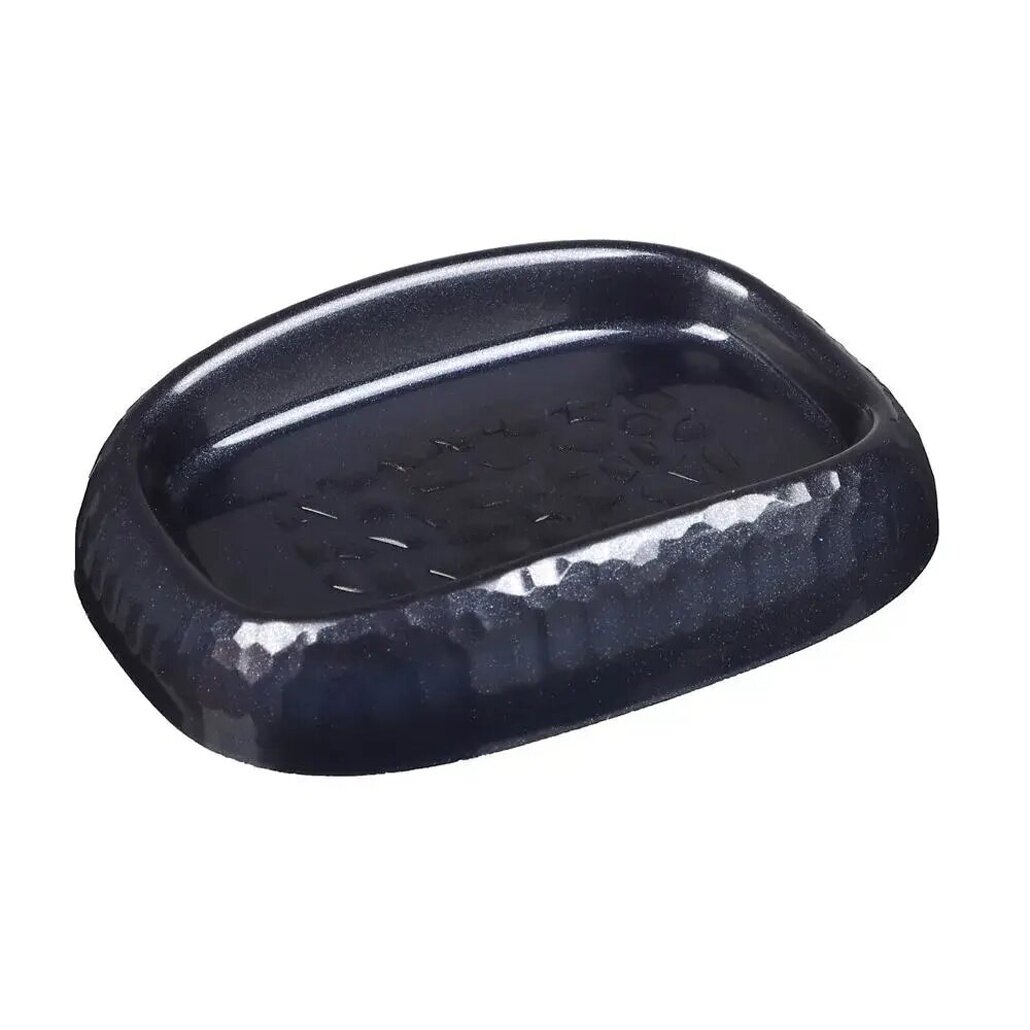 Мыльница  Luna  пластиковая  синий  компактная для ванной  устойчивая к влаге