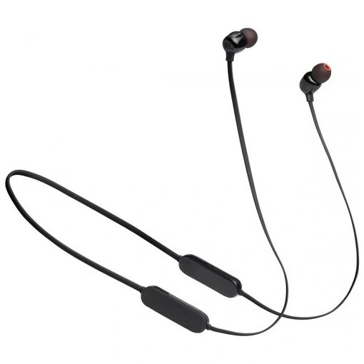 Наушники JBL Tune 125BT, беспроводные, Bluetooth, внутриканальные, черные — фото 1