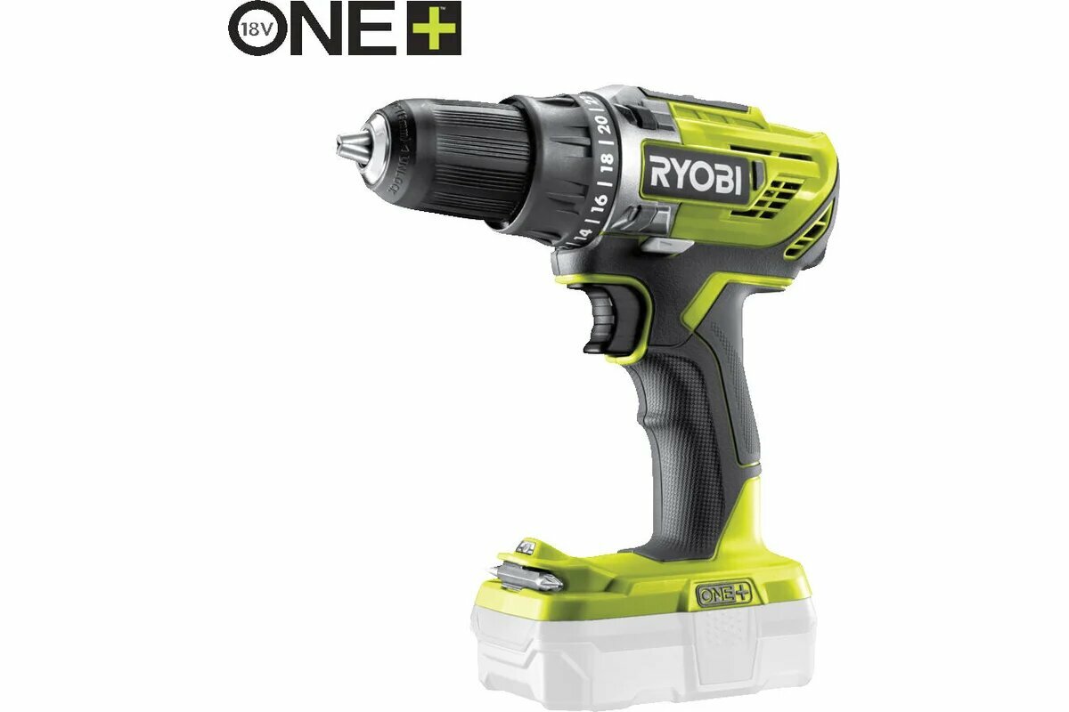 Дрель-шуруповерт Ryobi ONE+ R18DD3-0 без аккумулятора в комплекте 5133002889