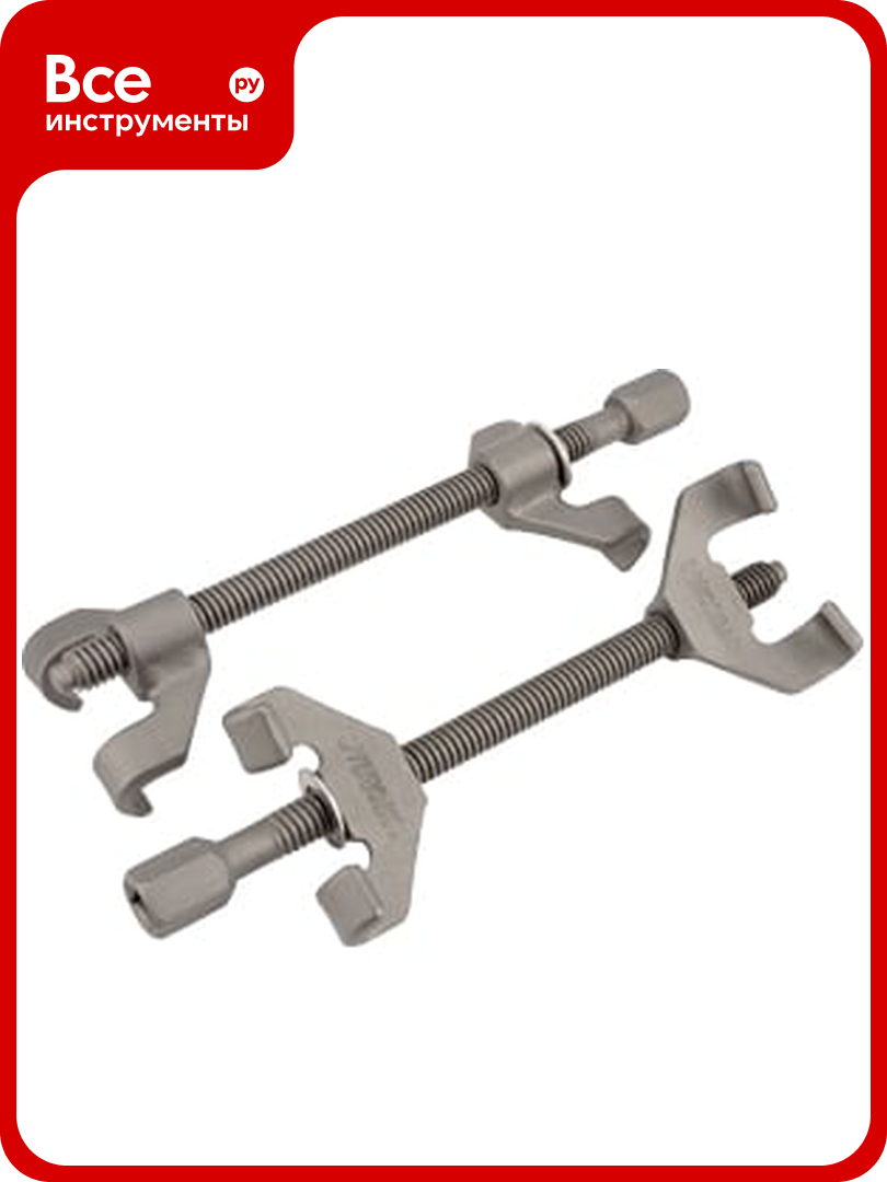 Стяжки пружин АвтоDело 250 мм  двойной скользящий крюк 40514 14208