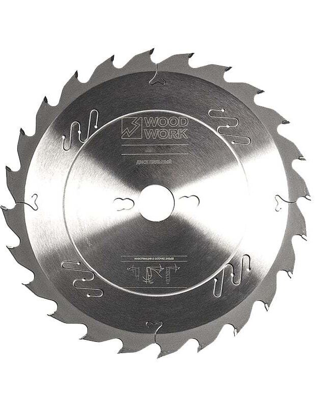 Диск пильный универсальный 250x2.4/1.8x30 мм Z=18 A=20° WOODWORK 31.250.18