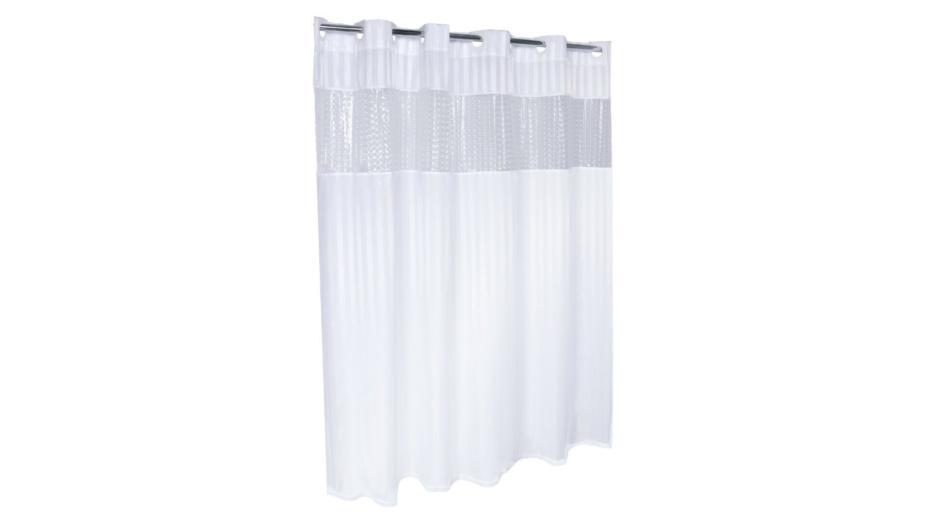 Шторка для ванны Fixsen Hotel FX-5115E нержавеющая сталь прозрачная