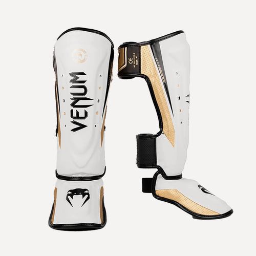 Изображение товара Щитки Venum Elite Evo White/Gold (XL)