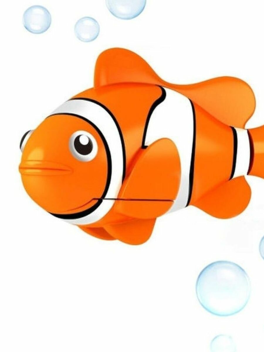 Интерактивная игрушка "Роборыбка Клоун", плавает в воде, для аквариума