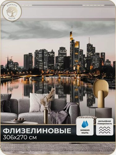 Изображение товара Фотообои Город в детскую в спальню на кухню 300х270