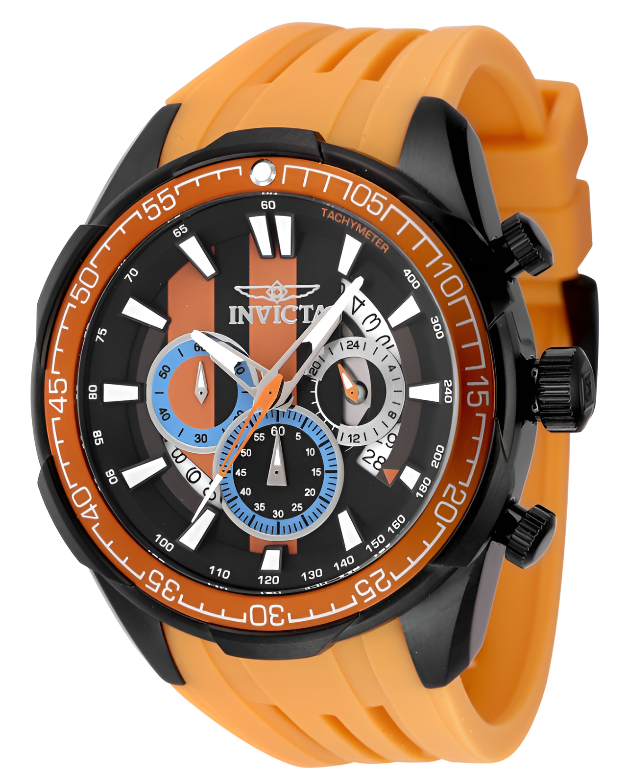 Наручные часы INVICTA  оранжевый черный