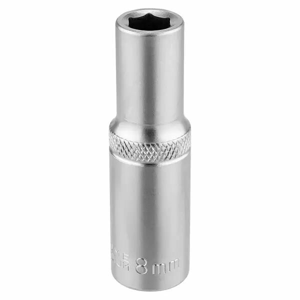 Головка ROCKFORCE LIGHT торцевая, глубокая 8 мм, 3/8", шестигранник