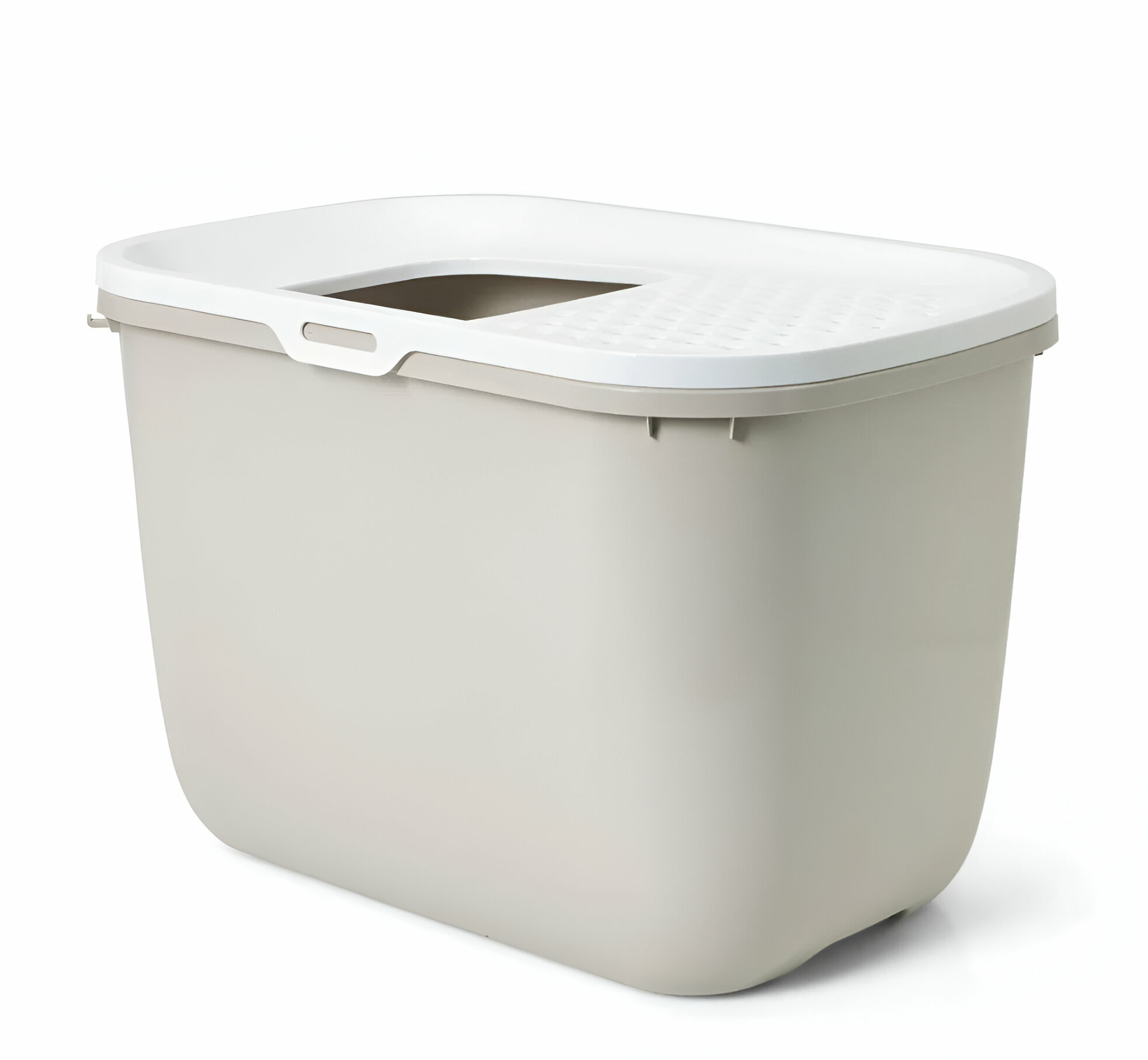 Туалет для кошек SAVIC HOP IN закрытый пластик белый 2200 г