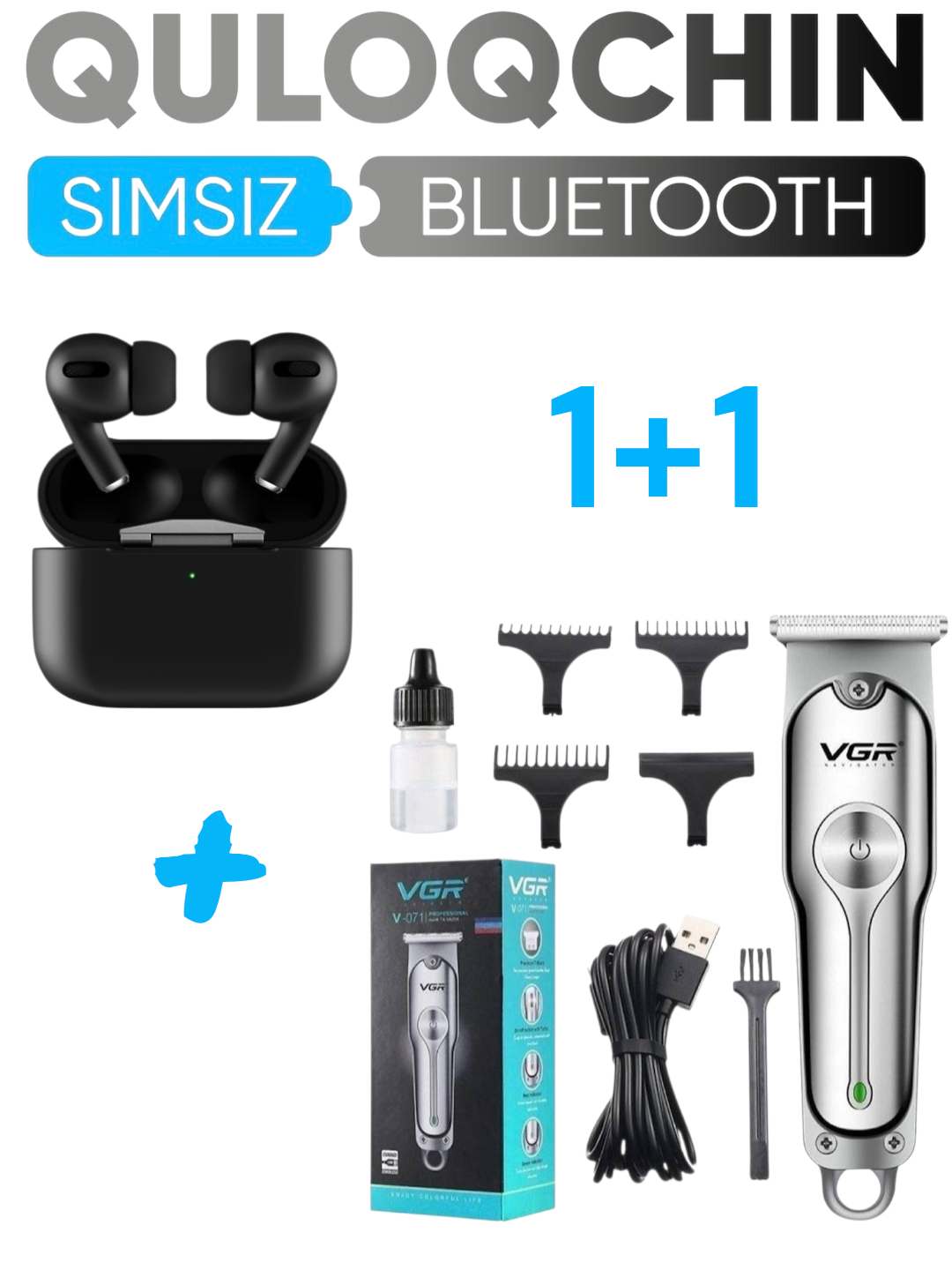 Беспроводные наушники Pods Pro, Pods 3 Bluetooth 5.3 и VGR 071