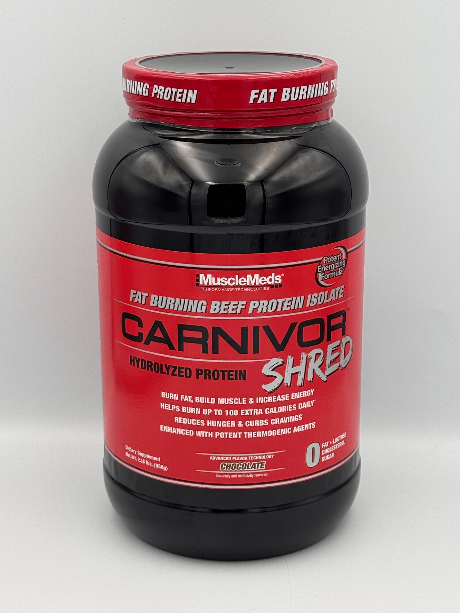 MuscleMeds Carnivor Shred HydroLyzed Protain вкус Chocolate 1 kg , МускелТеЧ Карнивор Шред