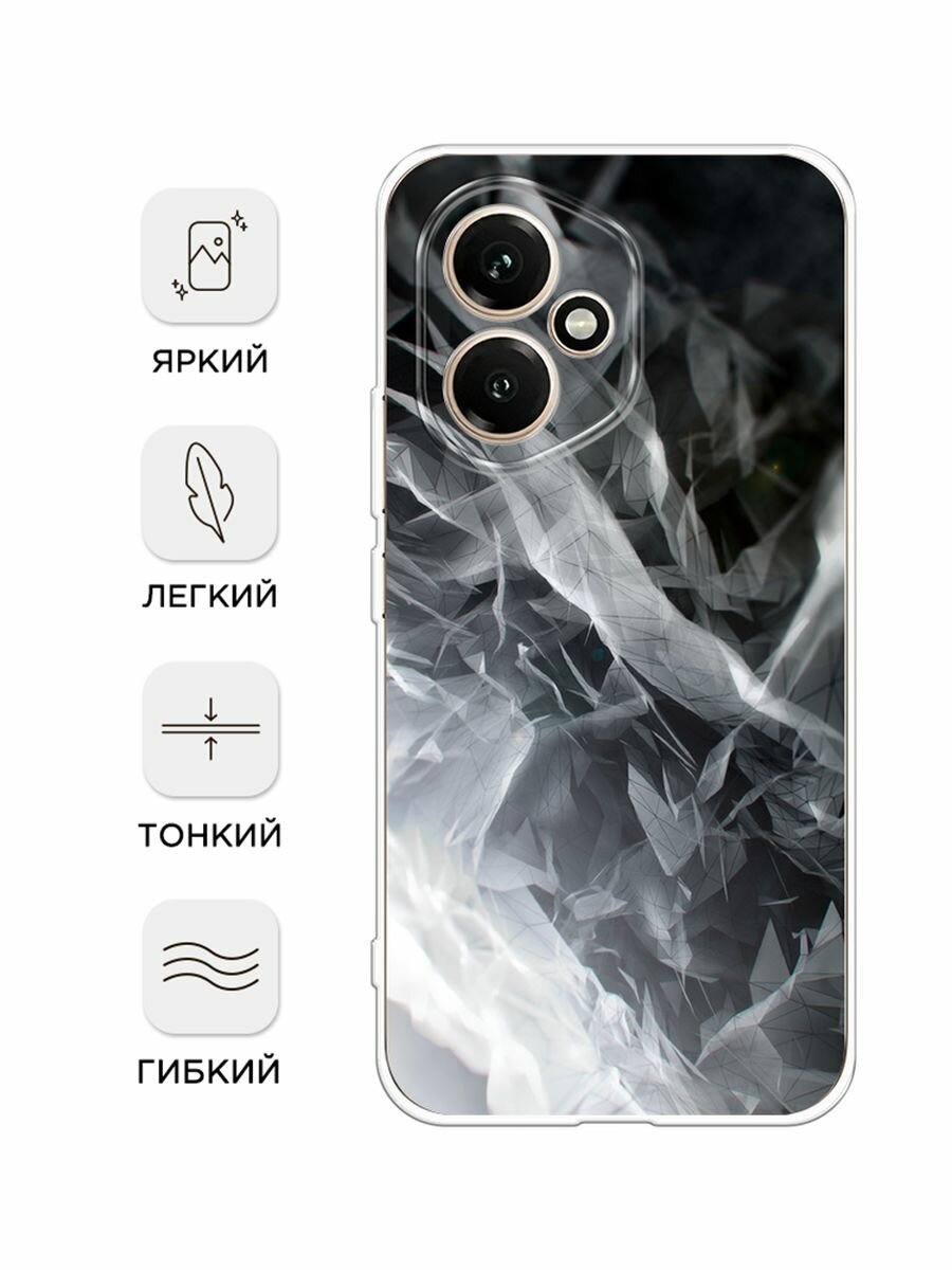 Силиконовый чехол на Honor 400 / Хонор 400 с принтом "Абстракция 9" — фото 1