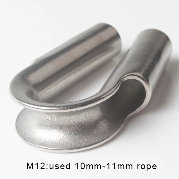 8 мм/10 мм/12 мм/14 мм/16 мм трубка из нержавеющей стали наперсток для троса лебедки M12