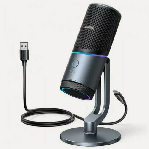 Изображение товара Микрофон Ugreen CM769, Desktop USB, серый(35629)