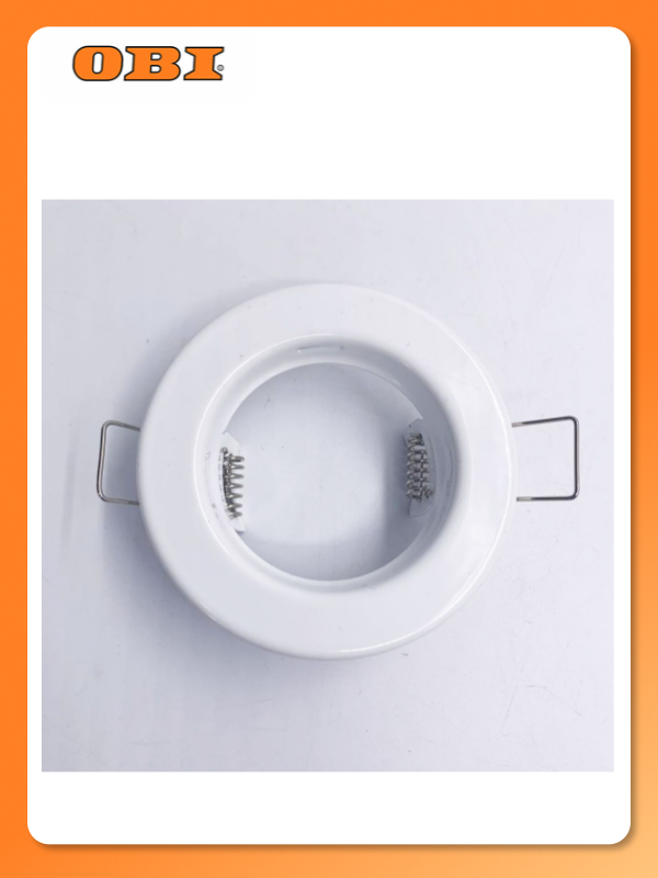 Встраиваемый светильник GU5.3 белый 50 Вт круглый потолочный