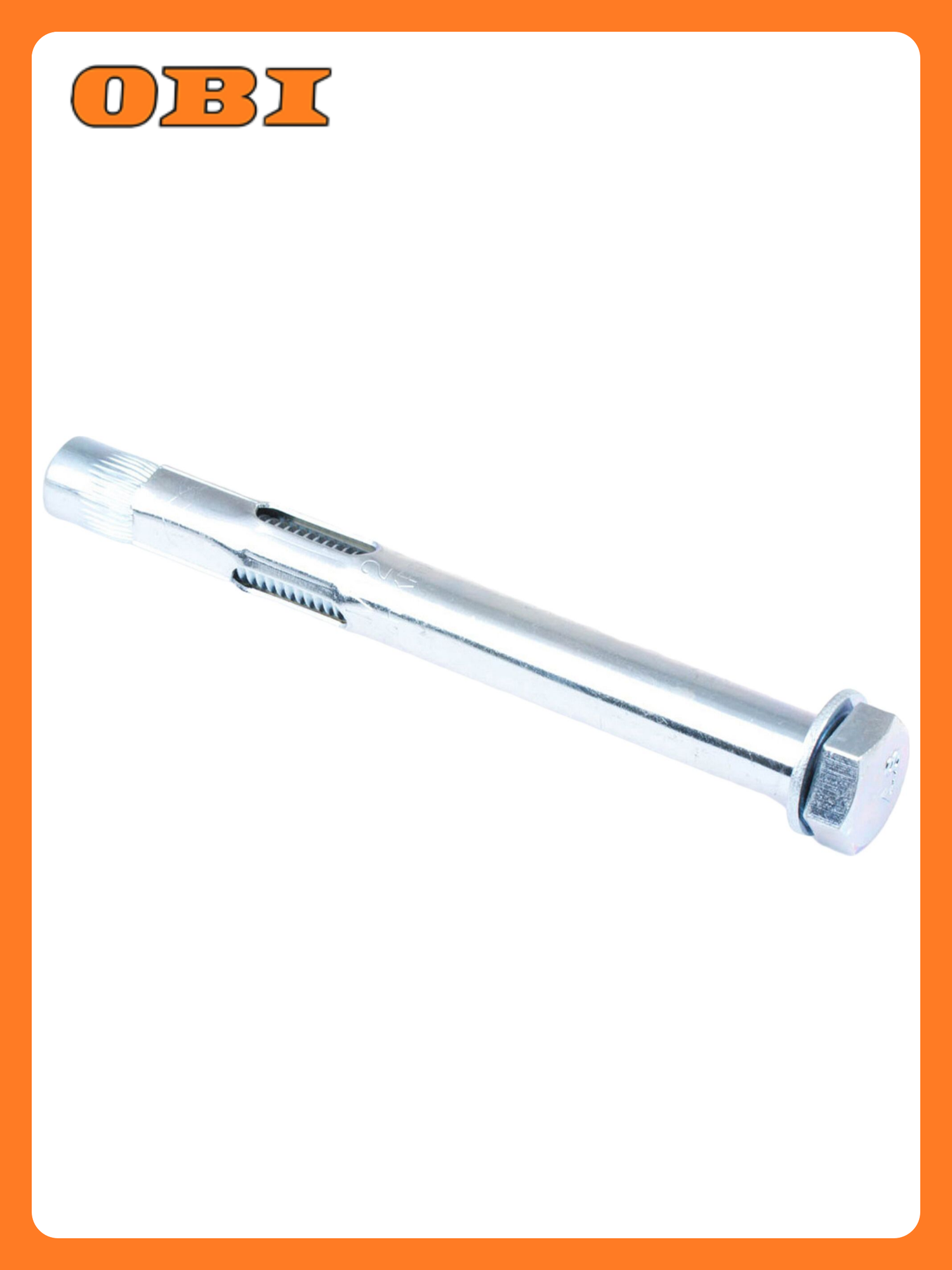 Анкер-болт Стройбат 10х120мм сталь оцинкованное покрытие полнотелый 1шт 90г