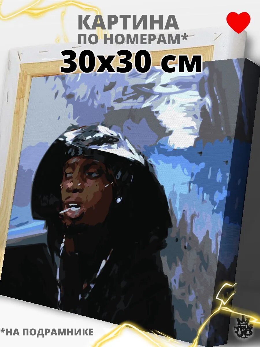 PLAYBOI CARTI картина по номерам на холсте