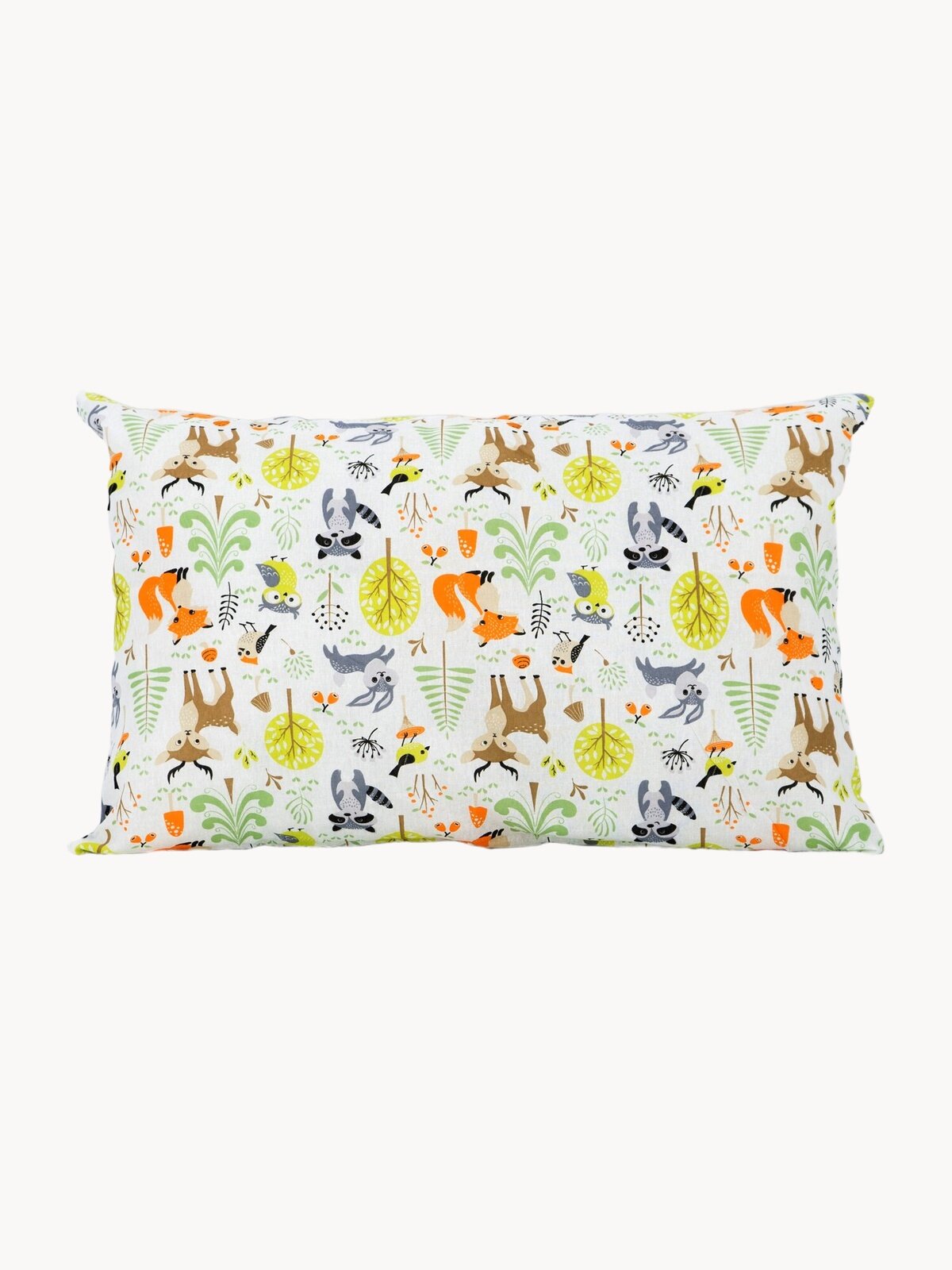 Подушка детская для ребёнка от 3 лет 60х40 см с наволочкой/ Подушка с холлофайбером 40х60 см