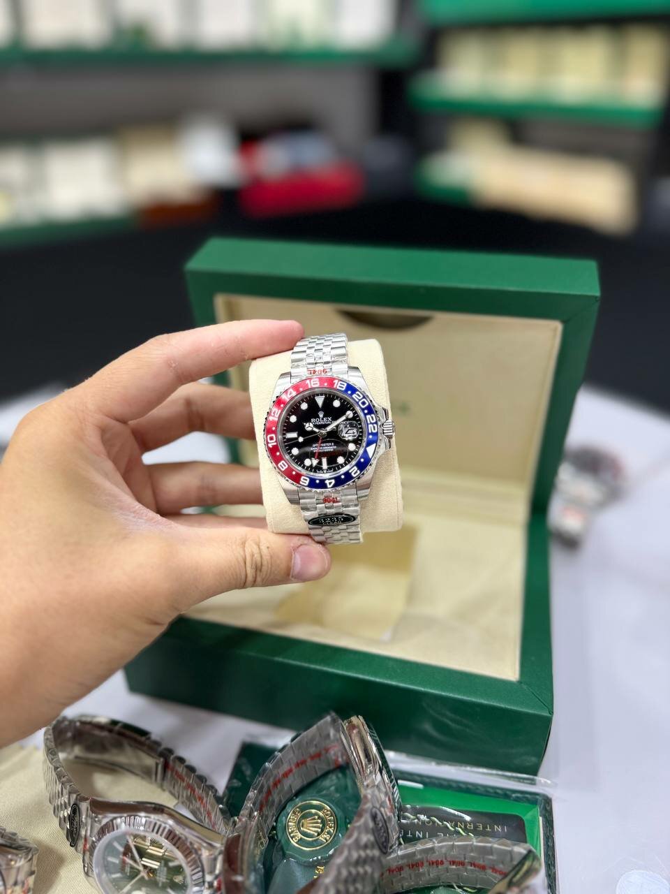 Наручные часы Rolex, серебристый