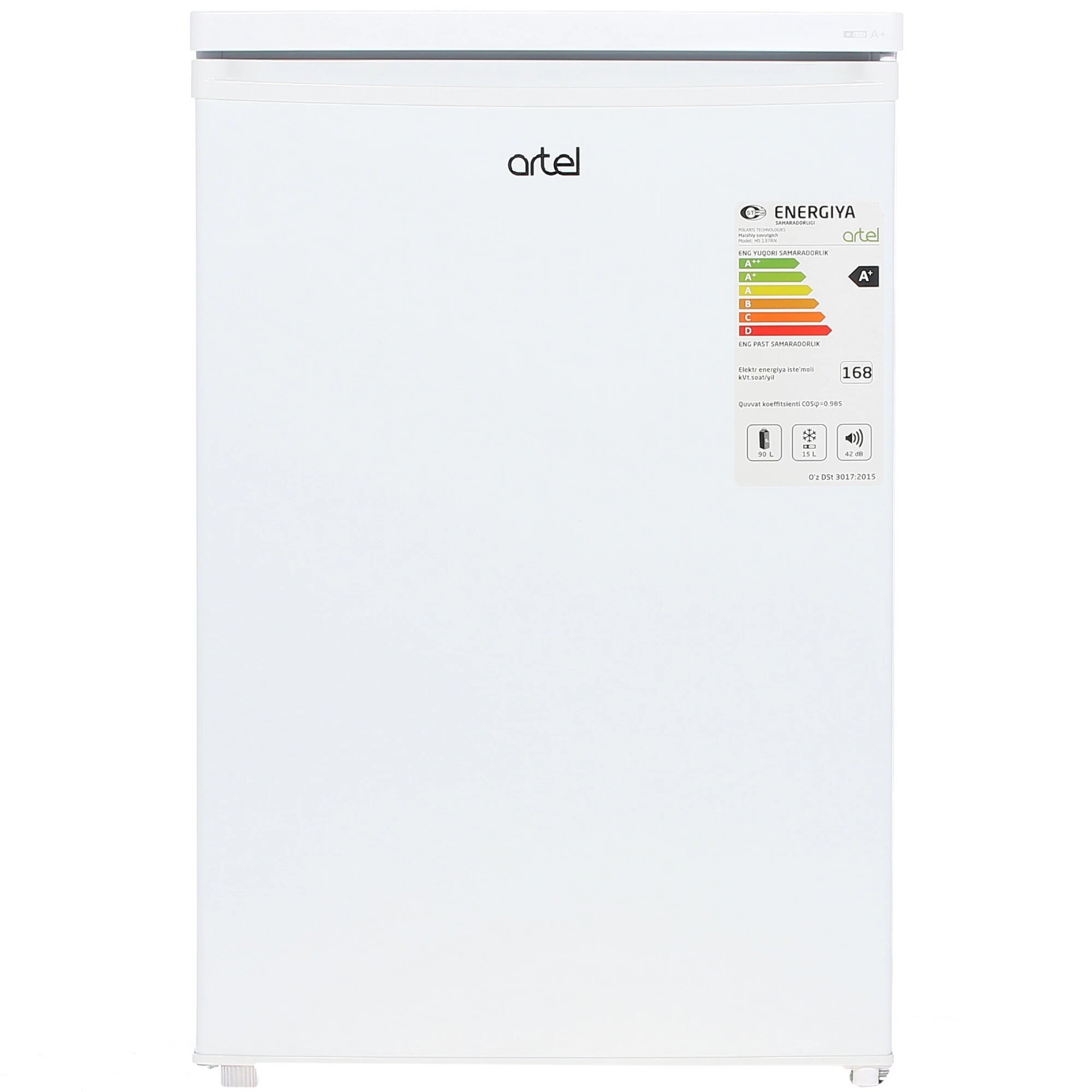 Холодильник Artel HS 137 RN, сверху, Капельные, A+, Отсутствует, 57 см