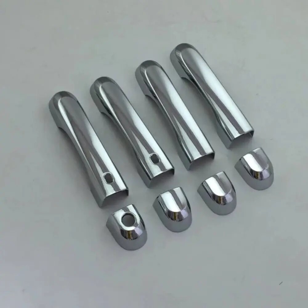 Аксессуары для Jeep Renegade 2014 2015 2016 2017 2018 2019 хромированная боковая дверная ручка крышка накладка молдинг внешние наклейки 3 holes Chrome