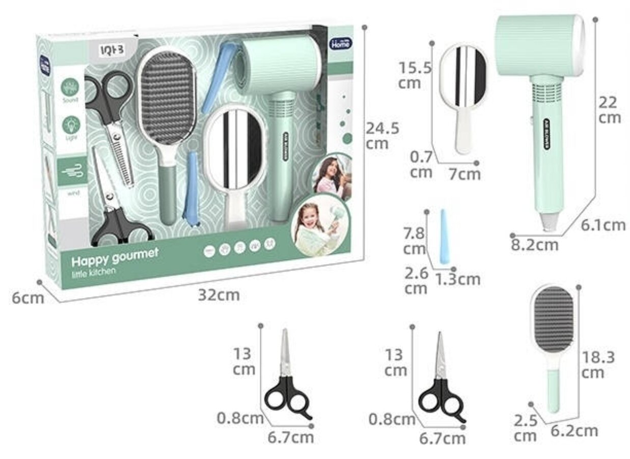 Набор парикмахера -стилиста 7 предметов — фото 1