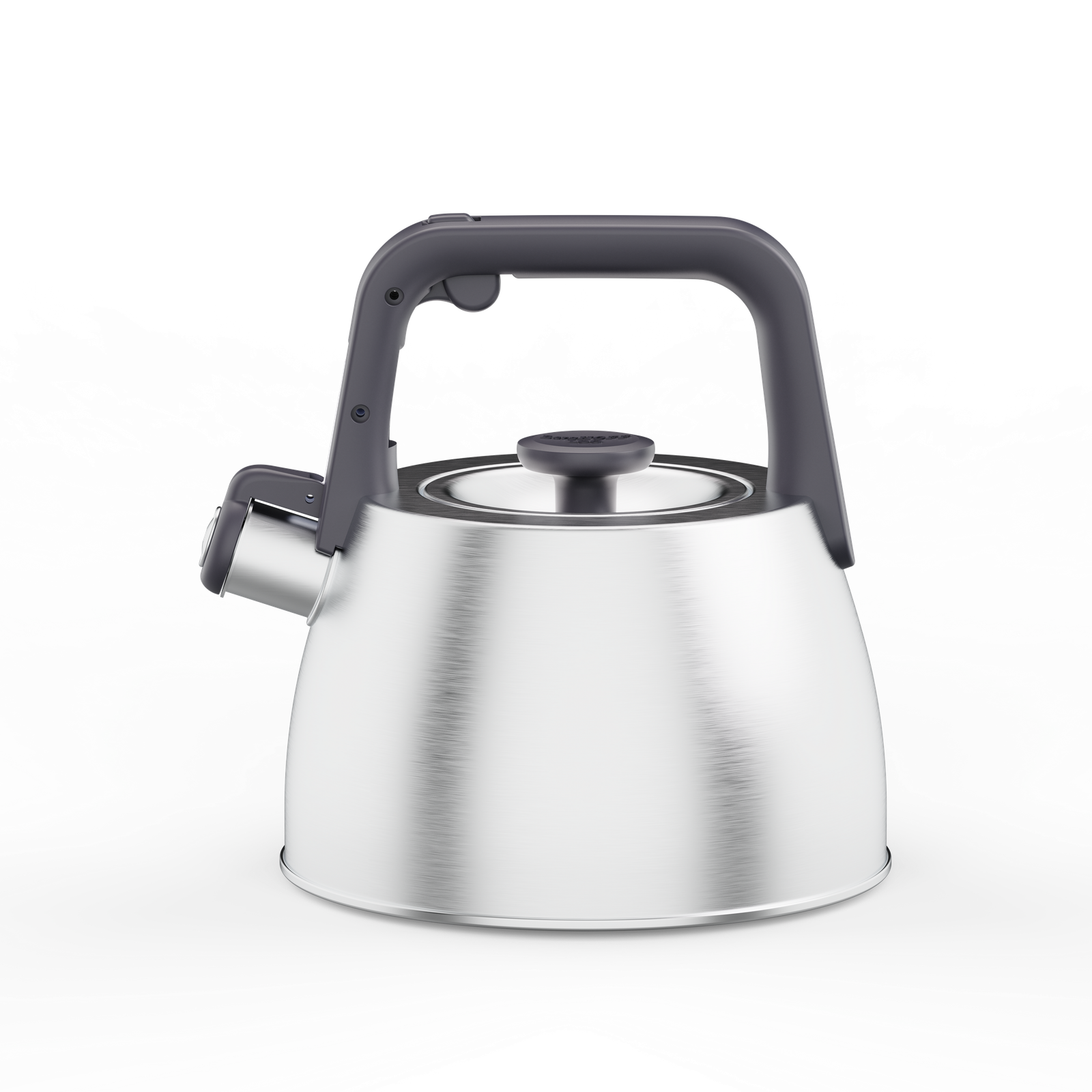 Чайник со свистком антрацит 2,20 л (нейлон) — фото 1