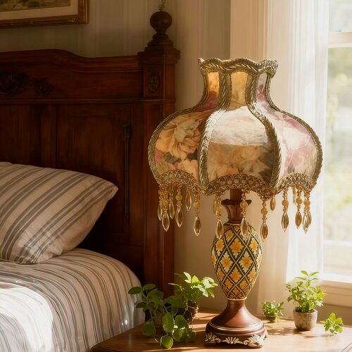 Изображение товара Лампа настольная Clear Lighting, в стиле ретро, питание от сети