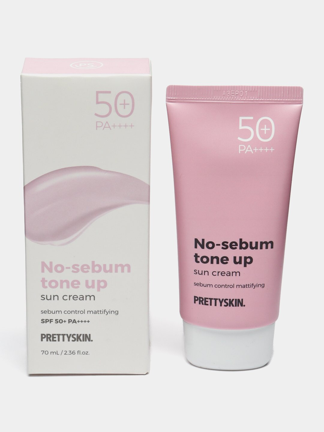 Солнцезащитный крем Prettyskin Pink Tone-Up, SPF50+, гипоаллергенный, для жирная кожа, 70 ml