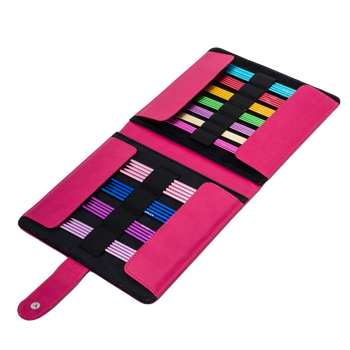 Набор чулочных спиц для вязания 15 см, 11 размеров (2 мм-5 мм), алюминий