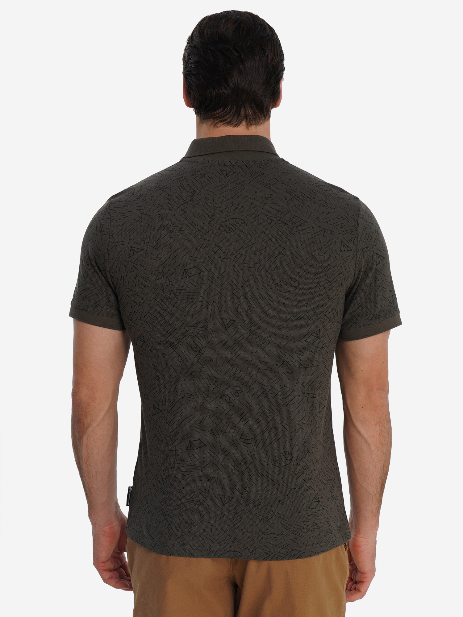 Поло OUTVENTURE, размер 50, коричневый — фото 1