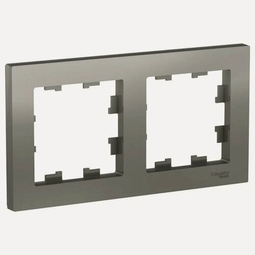 Изображение товара Рамка 2-м AtlasDesign универс. сталь SchE ATN000902