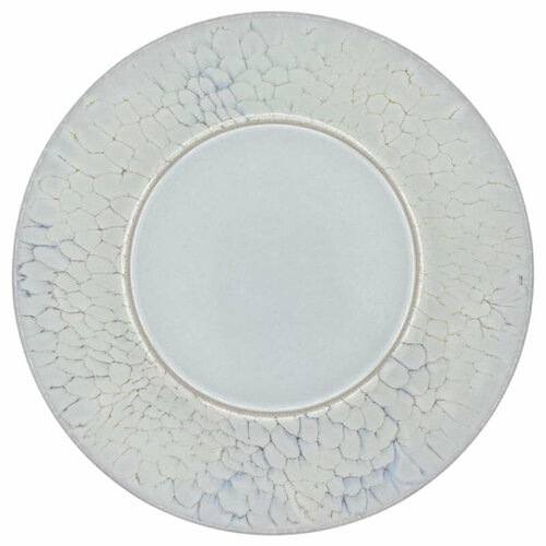 Тарелка плоская 28 см Kenai Ceramics Cheshuya, цвет белый, керамика Stoneware