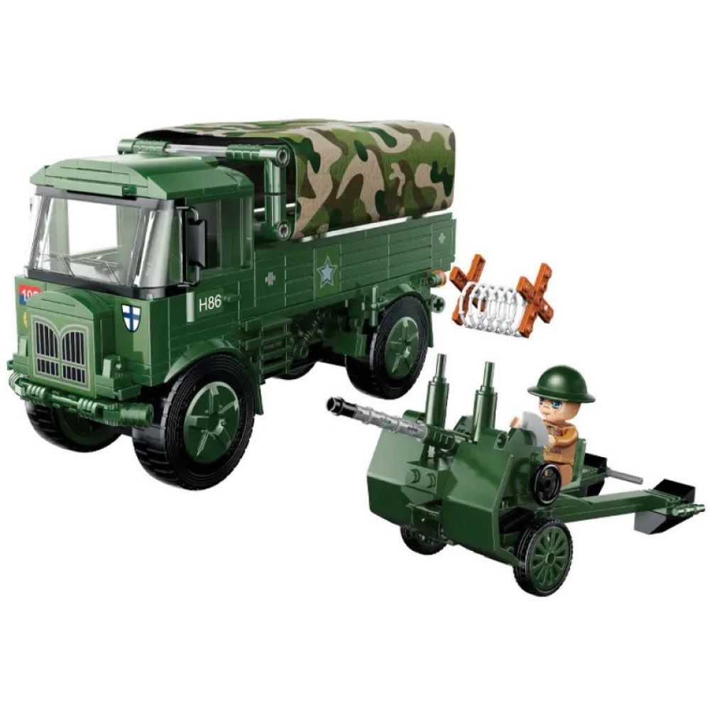 Конструктор Qman "Военная техника" (442 дет.) — фото 1