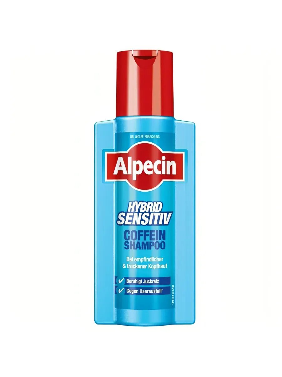 Шампунь против выпадения волос при зудящей кожи головы Coffein HYBRID 250 мл