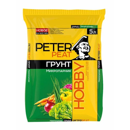 Грунт для парников PETER PEAT питательный торфяной 5 л 299₽