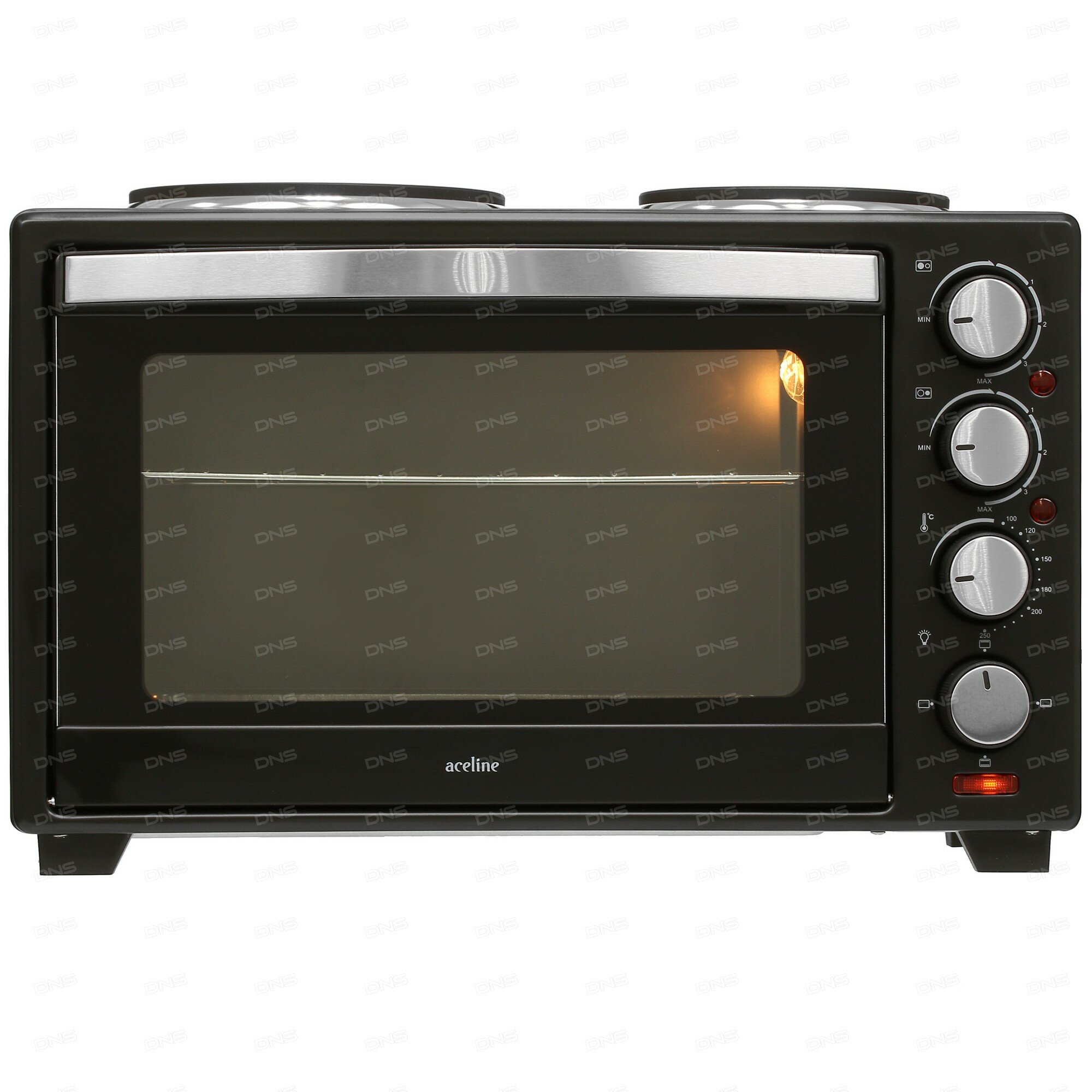 Мини-печь Aceline VN-3000, механическое управление, 3 режима нагрева, 30л