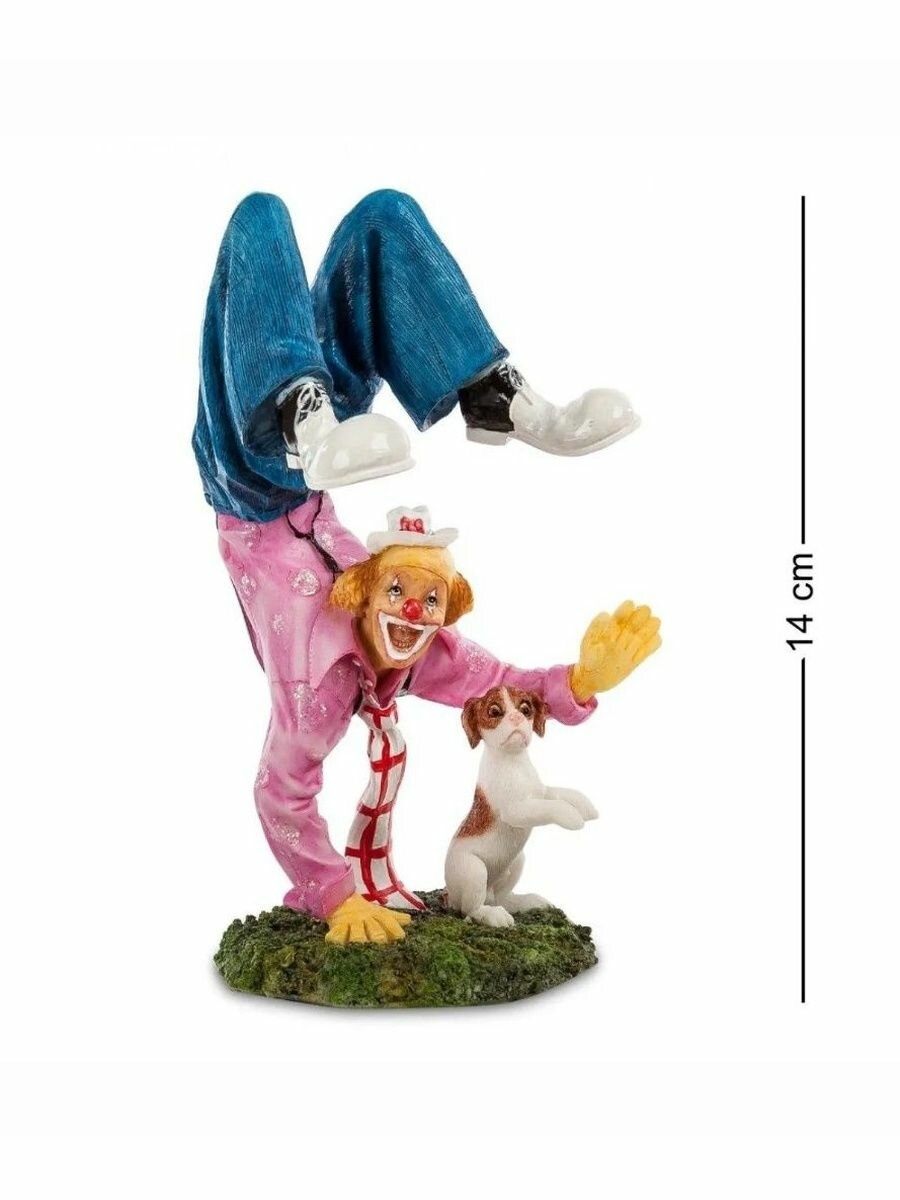 Статуэтка Клоун, 9,5*14*8,5см, , материал изготовления полистоун — фото 1