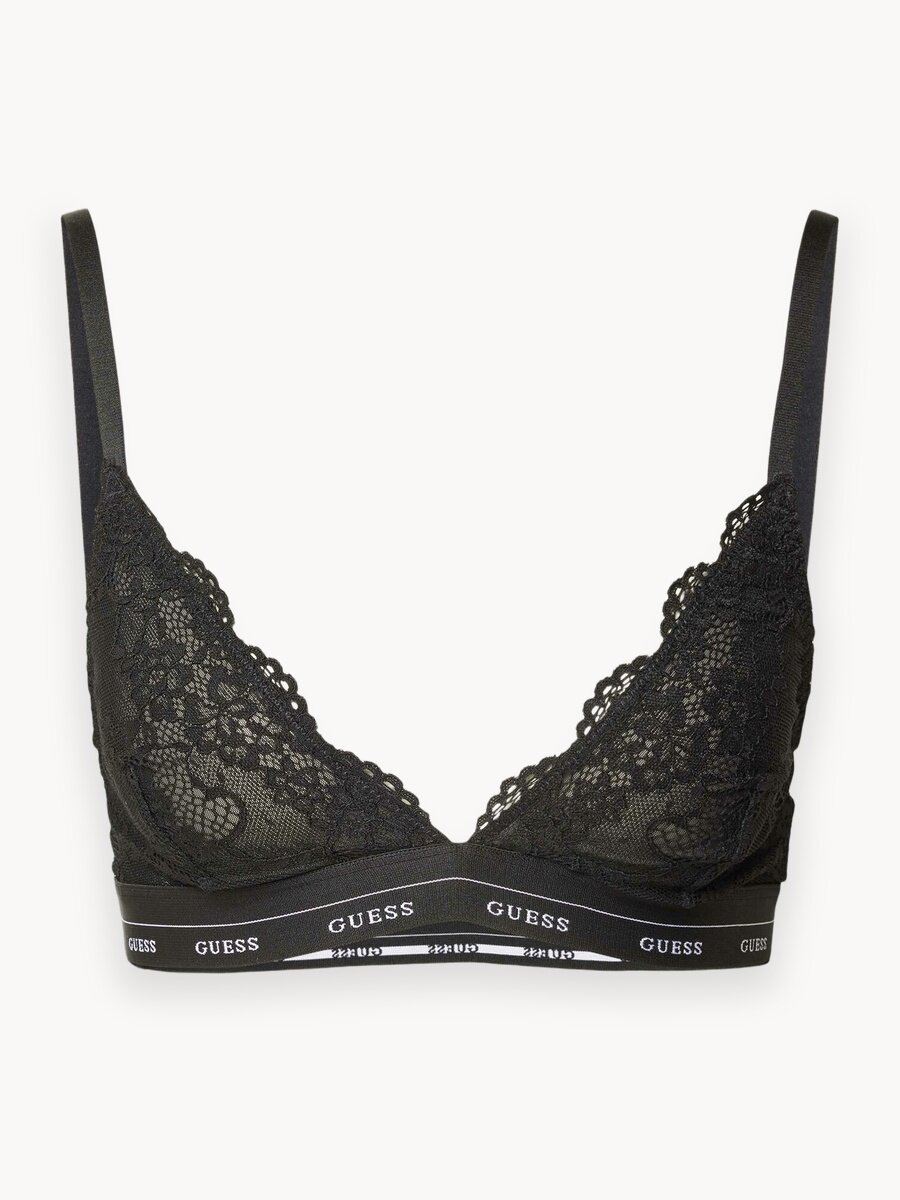 Бюстгальтер GUESS JANE TRIANGLE, размер XL, черный