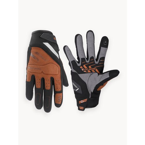Велосипедные перчатки West Biking с защитой при падении, сенсорные, размер XL