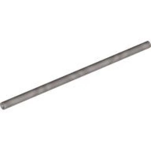 Hose, Rigid 3mm D. 10L / 8.0cm, 75c10 Flat Silver N