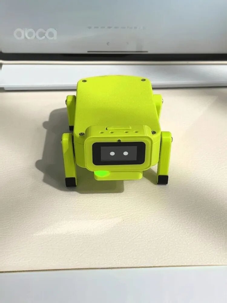 Игрушка "Робот-собака" Xiaozhi AI, зеленый, голосовой диалог, сенсорный экран, 100+ языков
