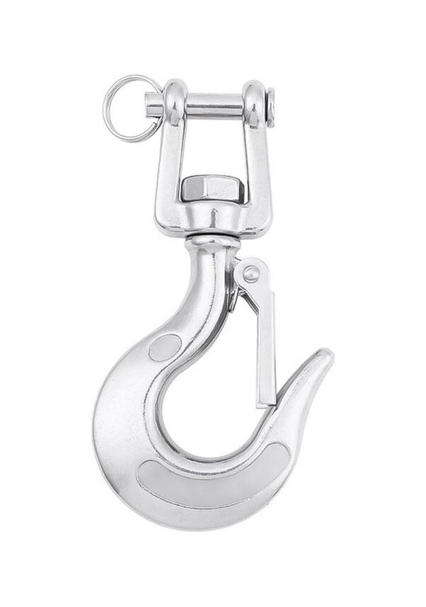 Вращающийся вилочный кран из нержавеющей стали 304 с цепным подъемным крюком грузоподъемностью 350 кг