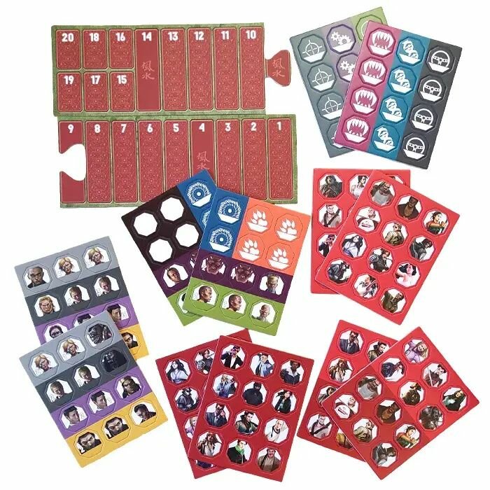 Лента кадров и жетоны для настольной ролевой игры «Фэншуй 2» — фото 1