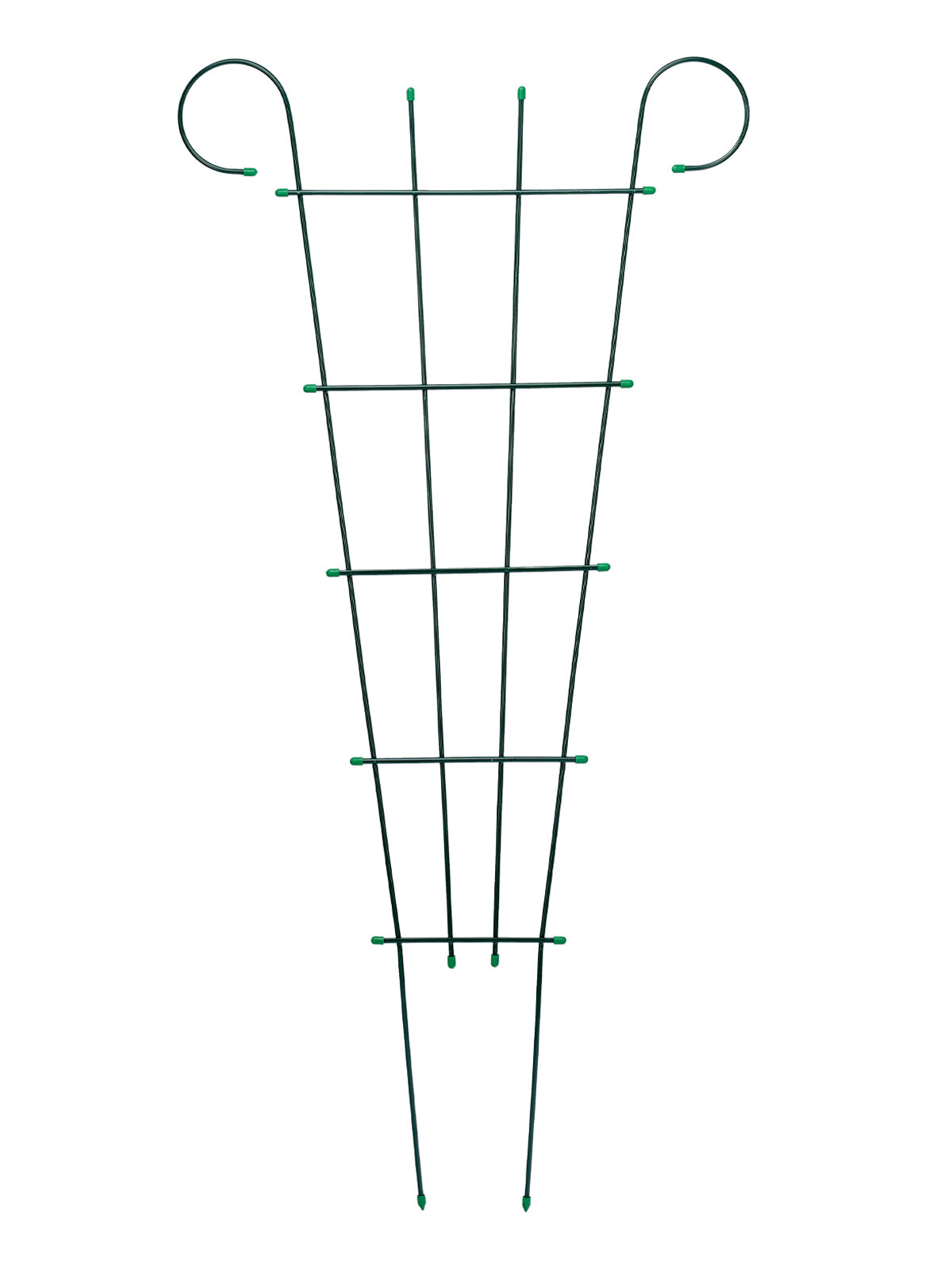 Шпалера для вьющихся растений веерная 0.5/0.9 х 2 м стальная для огурцов винограда и малины 69135