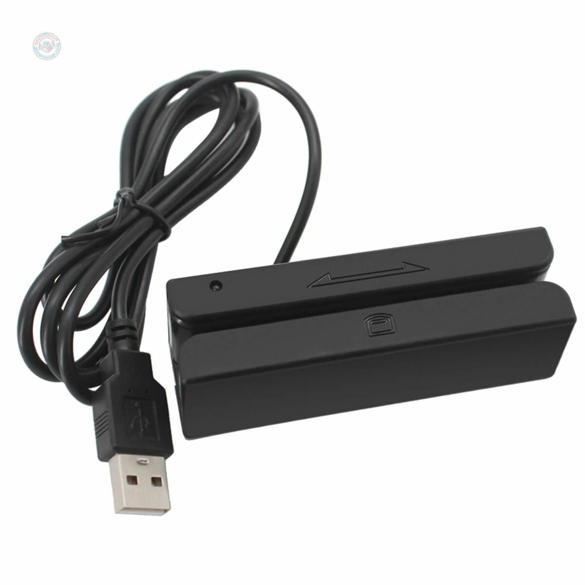 MSR90 USB считыватель магнитных карт двунаправленное считывание без драйверов компактный металлический корпус совместимость с POS Excel Word