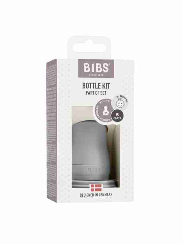 BIBS Bottle Kit Latex набор аксессуаров для бутылочки, с латексной соской, антиколиковый