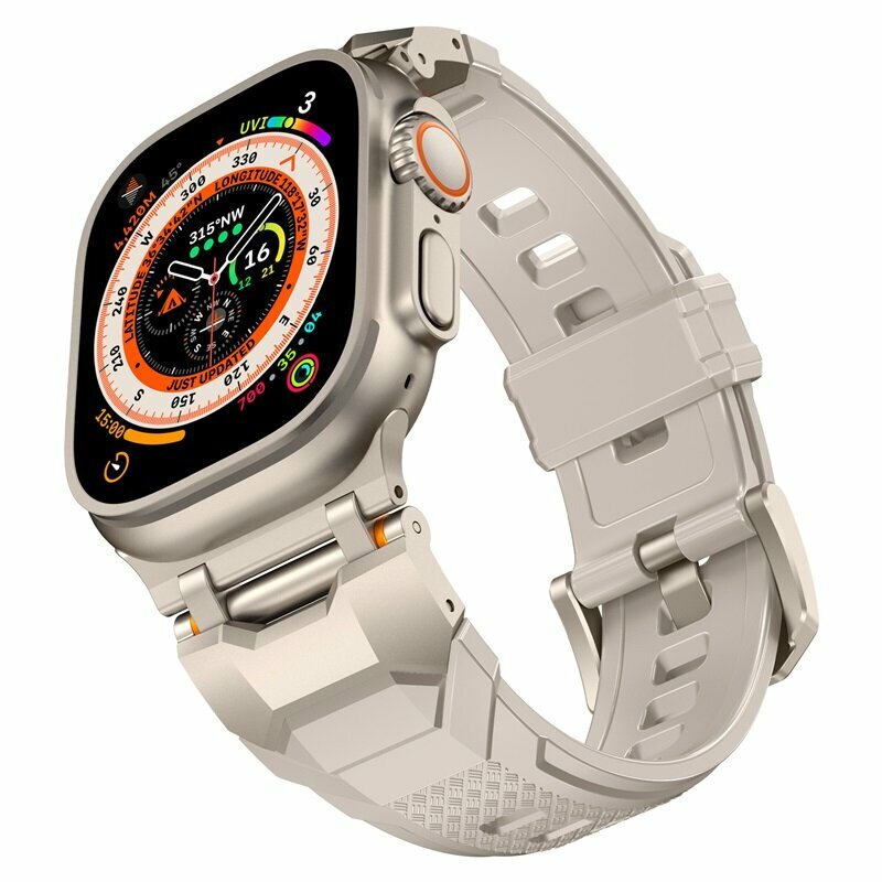Силиконовый ремешок для Apple Watch Ultra 2 iWatch Band 46mm 49mm 45mm 44mm 42mm серии 10 9 8 7 6 5 4 3 гипоаллергенный силикон Apple Watch 42 мм Apple Watch 45 мм Apple Watch 44 мм