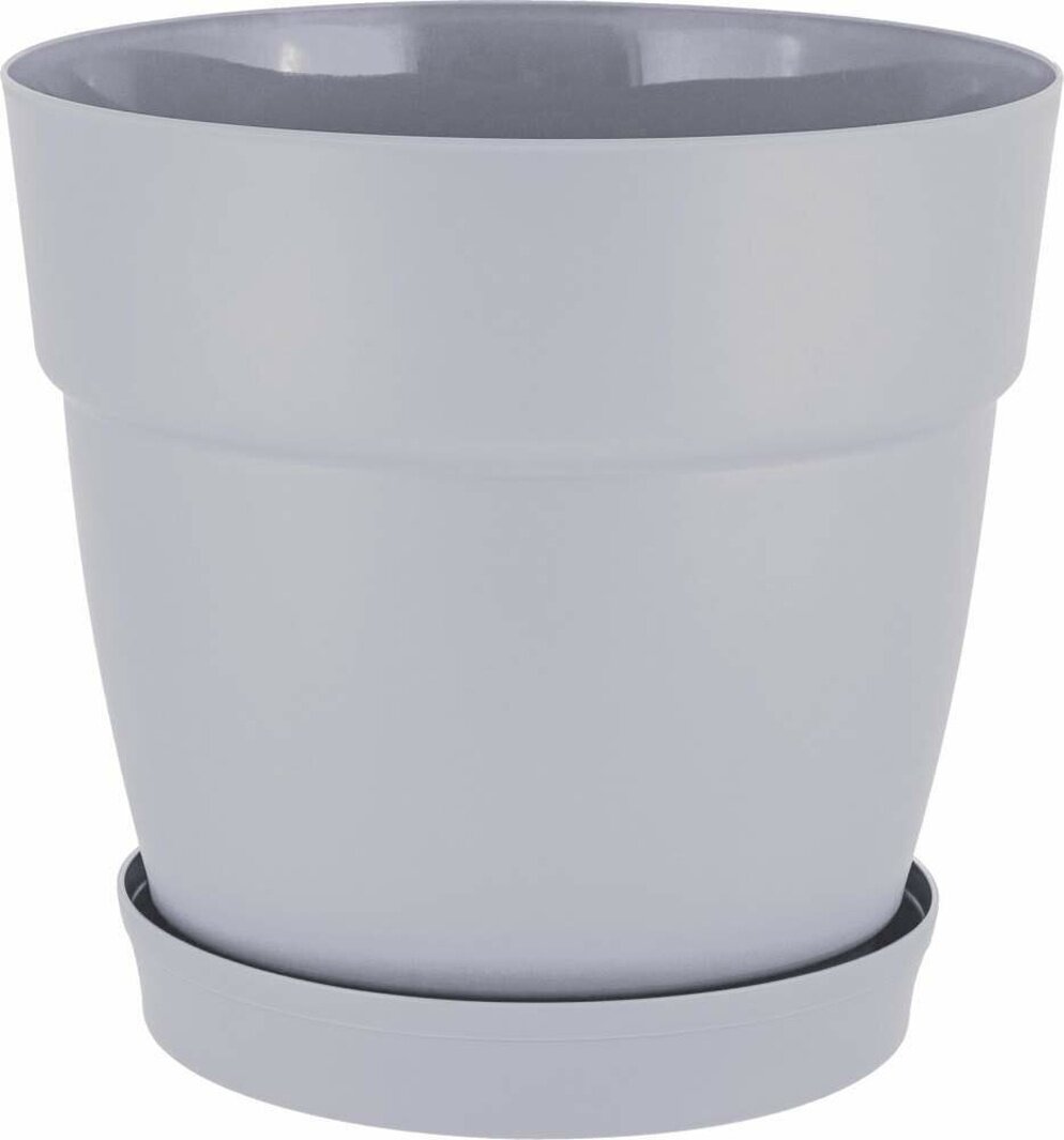 Горшок цветочный Villa de Fiori 20л, утренний туман, на колесиках